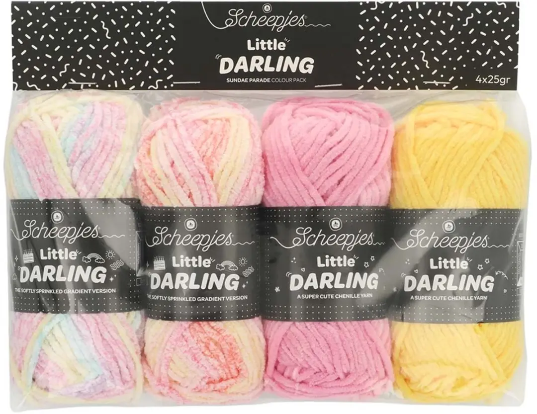 Scheepjes Little Darling Sprinkled Gradient Sundae Parade 4x25g