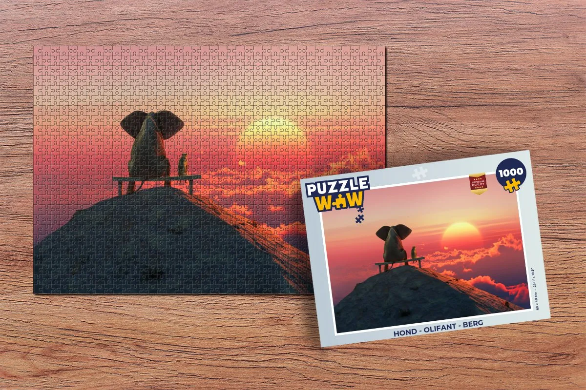 PuzzleWow Legpuzzel 1000 Stuks - Multicolor