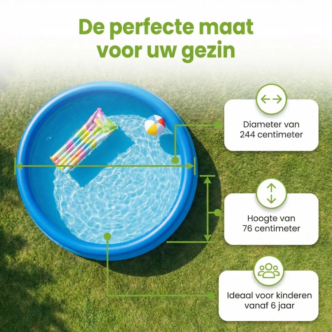 Intex Rond Opblaasbaar Easy Set Zwembad