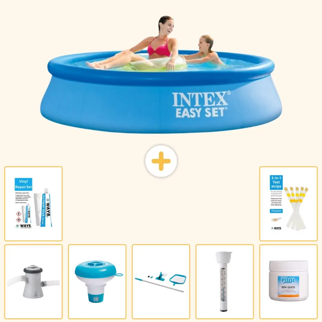 Intex Rond Opblaasbaar Easy Set Zwembad