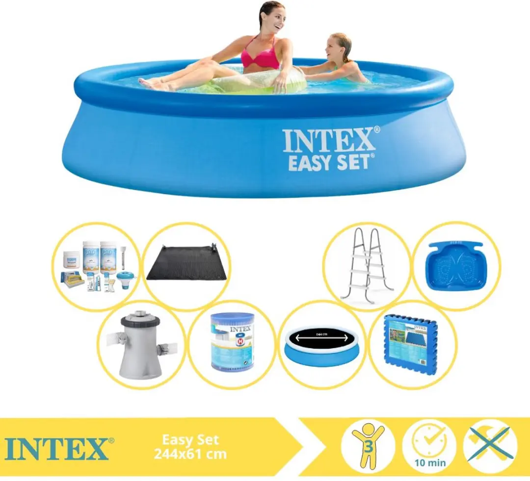 Intex Rond Opblaasbaar Easy Set Zwembad