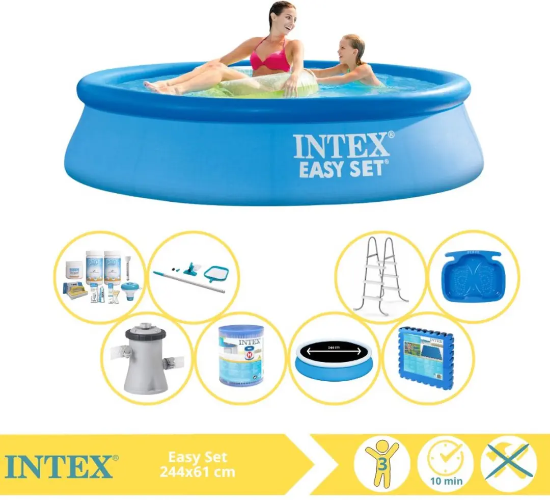 Intex Rond Opblaasbaar Easy Set Zwembad
