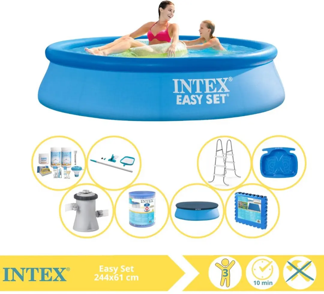 Intex Rond Opblaasbaar Easy Set Zwembad