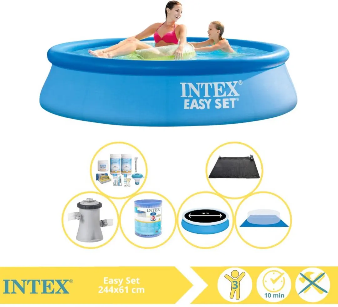 Intex Rond Opblaasbaar Easy Set Zwembad