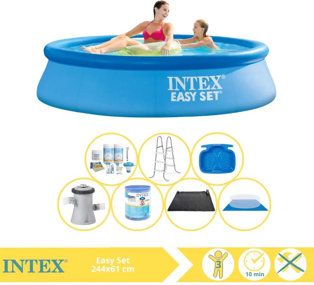 Intex Rond Opblaasbaar Easy Set Zwembad