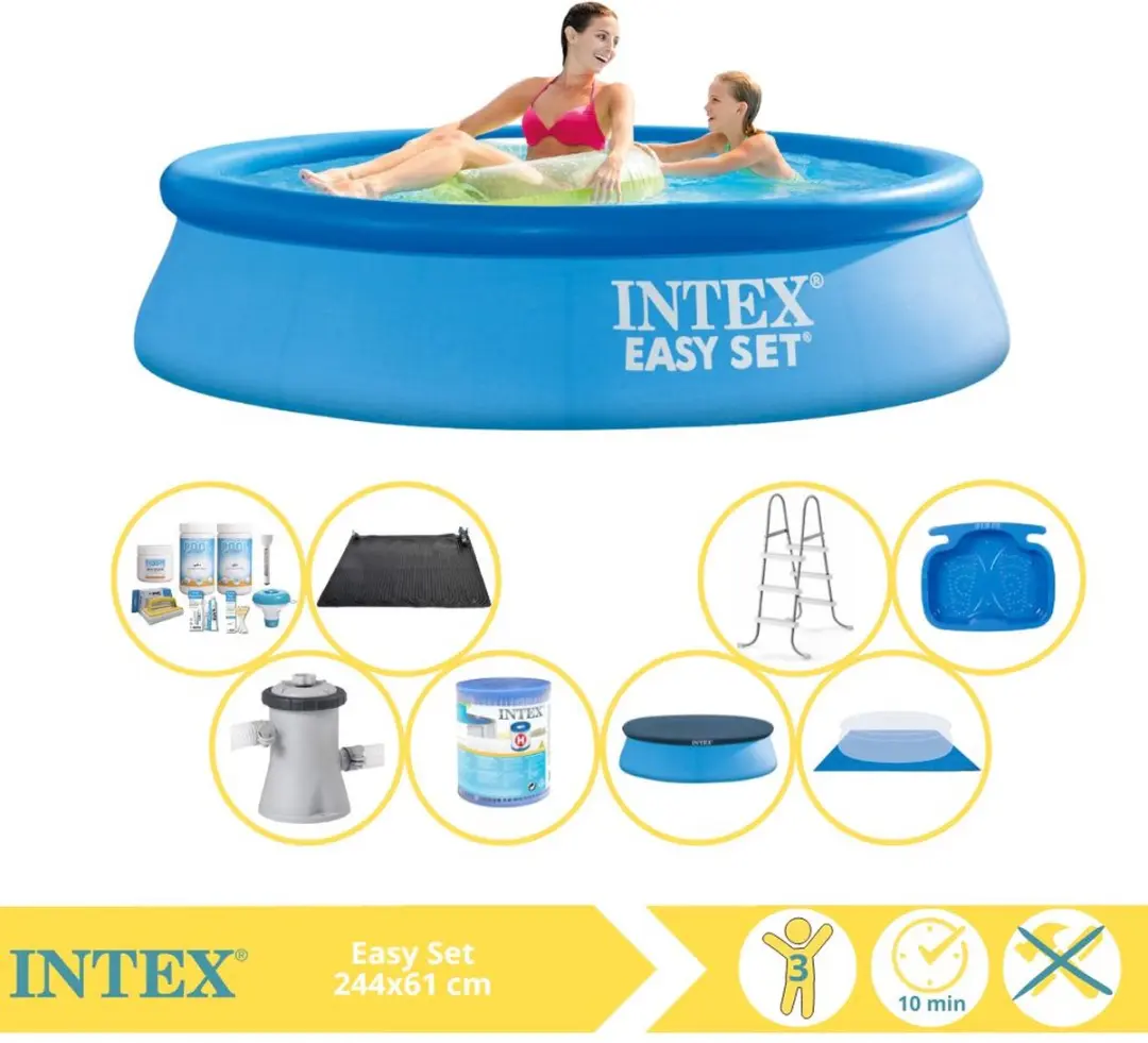 Intex Rond Opblaasbaar Easy Set Zwembad