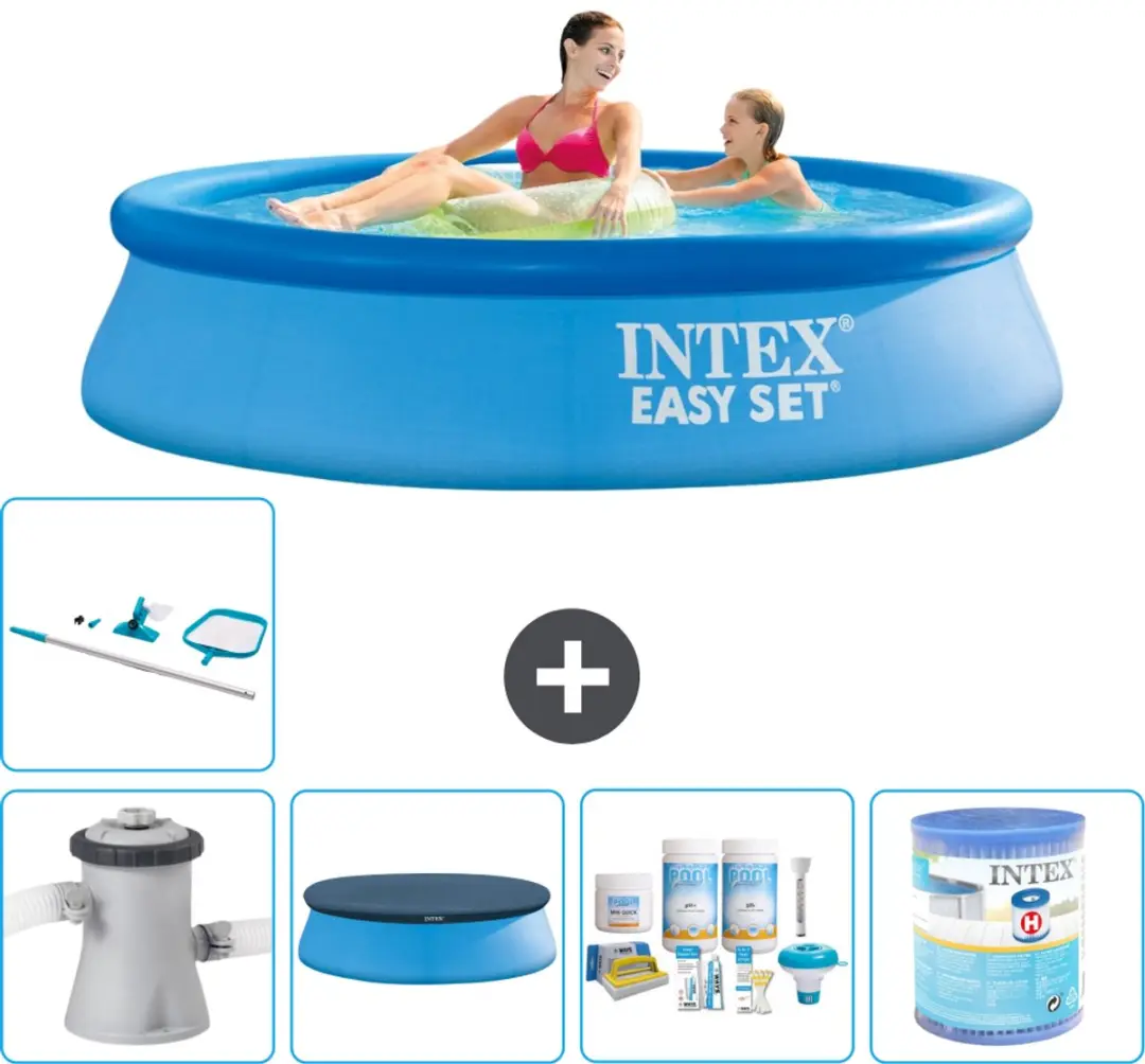 Intex Rond Opblaasbaar Easy Set Zwembad