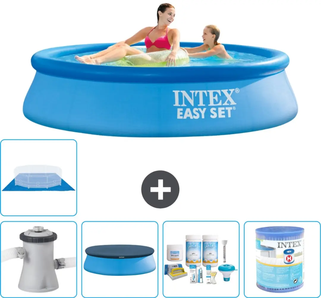 Intex Rond Opblaasbaar Easy Set Zwembad