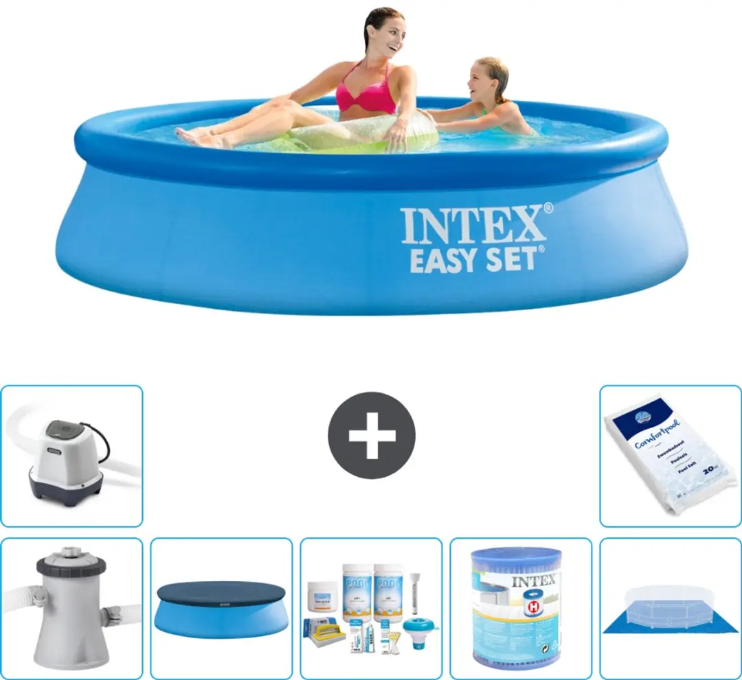 Intex Rond Opblaasbaar Easy Set Zwembad