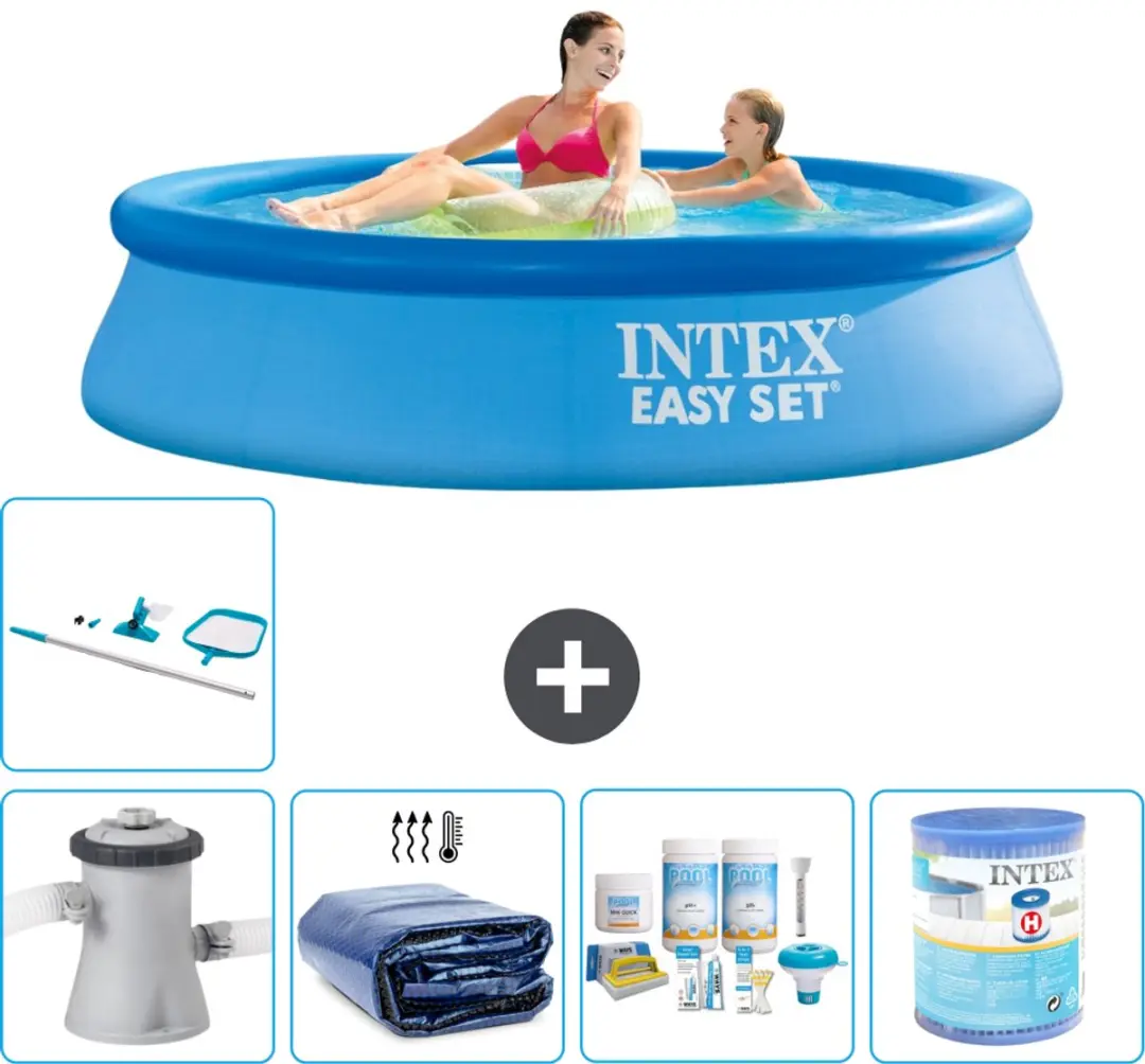 Intex Rond Opblaasbaar Easy Set Zwembad