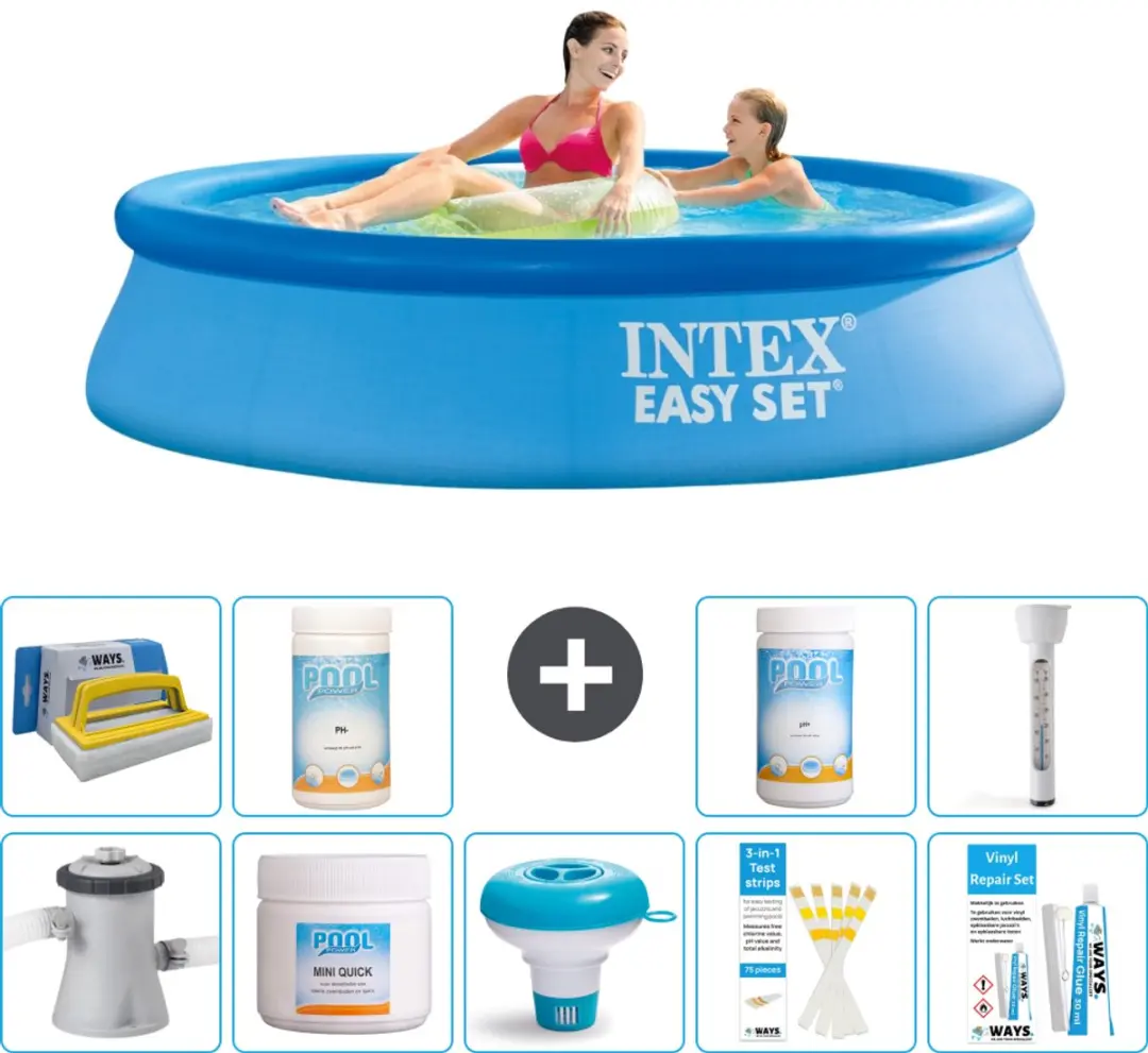 Intex Rond Opblaasbaar Easy Set Zwembad