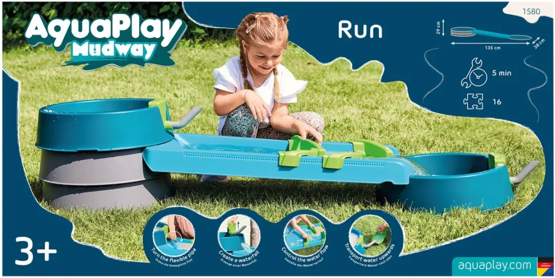 Aquaplay - Waterbaan - mudway run - modderbaan