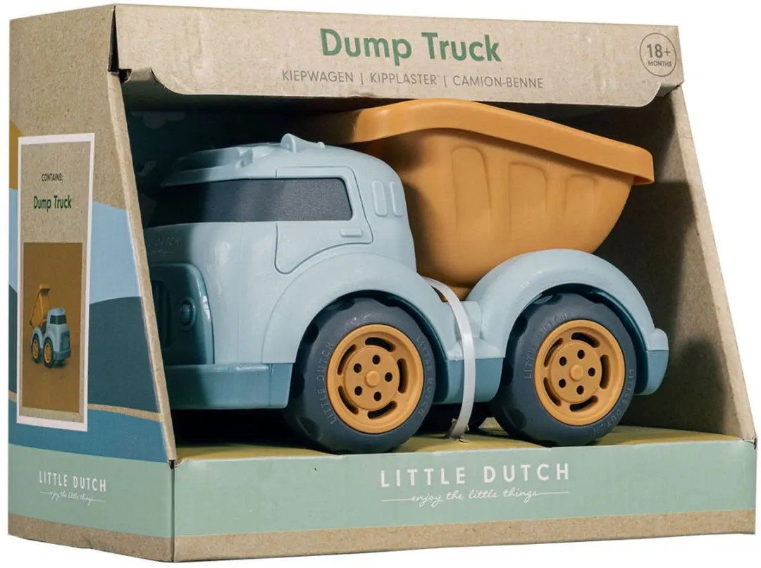 Little Dutch Kiepwagen 17cm - Blauw - afbeelding 6 van 6