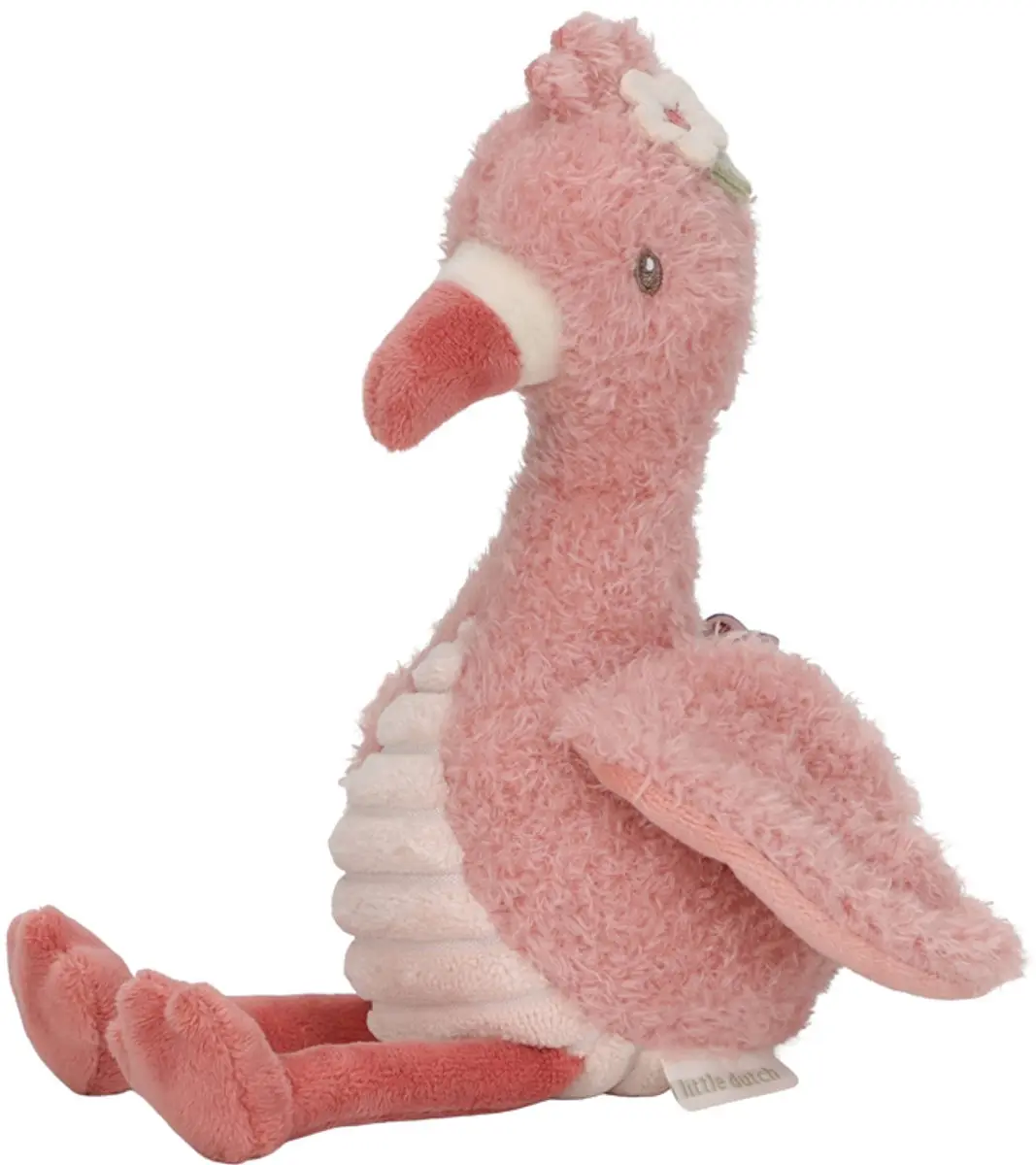 Little Dutch Safari Friends Knuffel Flamingo 17cm - Roze - afbeelding 3 van 6