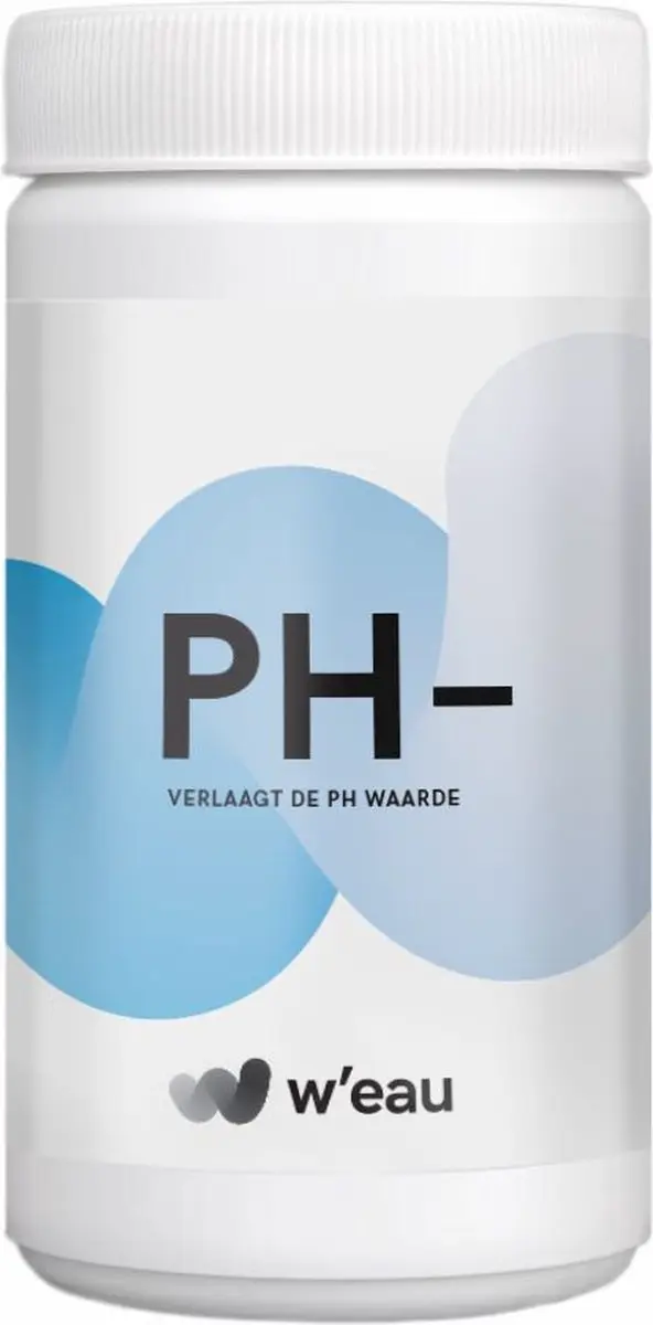 W'eau pH minus poeder voor zwembaden en spa
