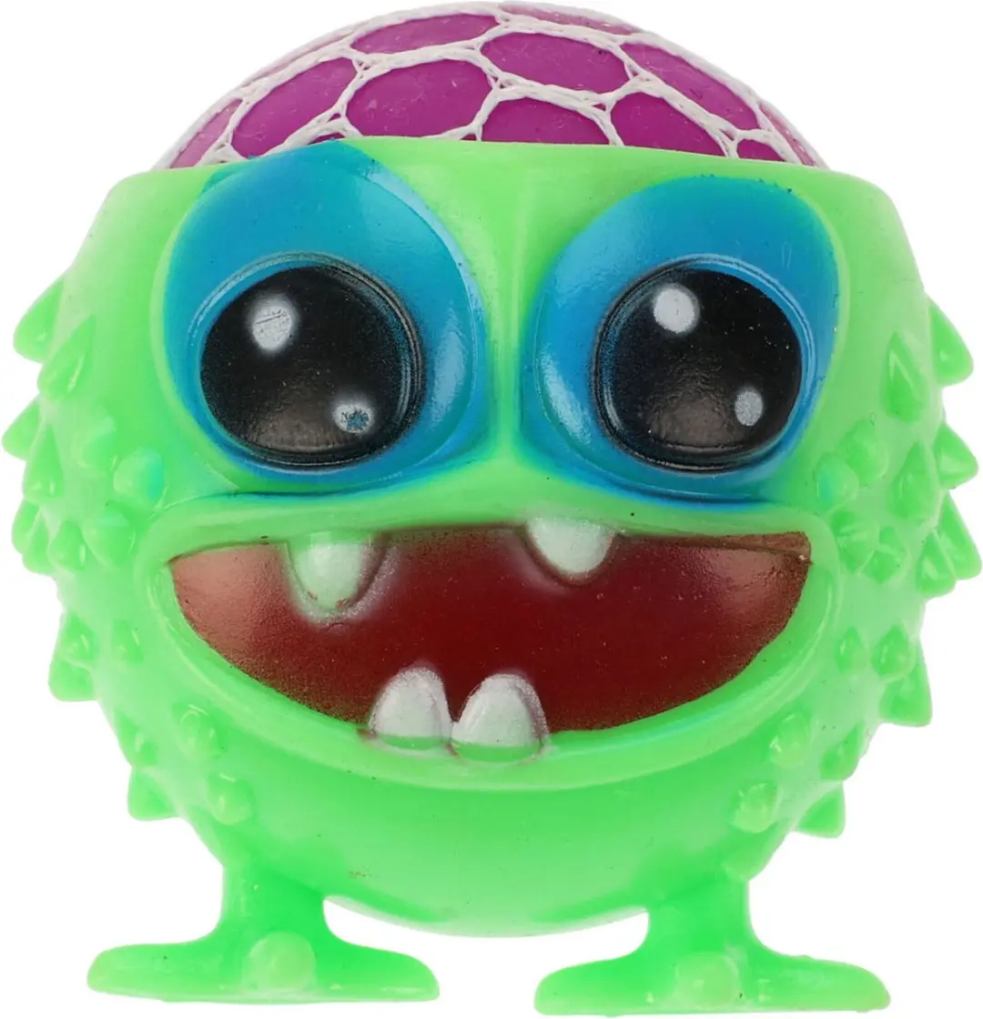 Knijpbal Monster, 9cm