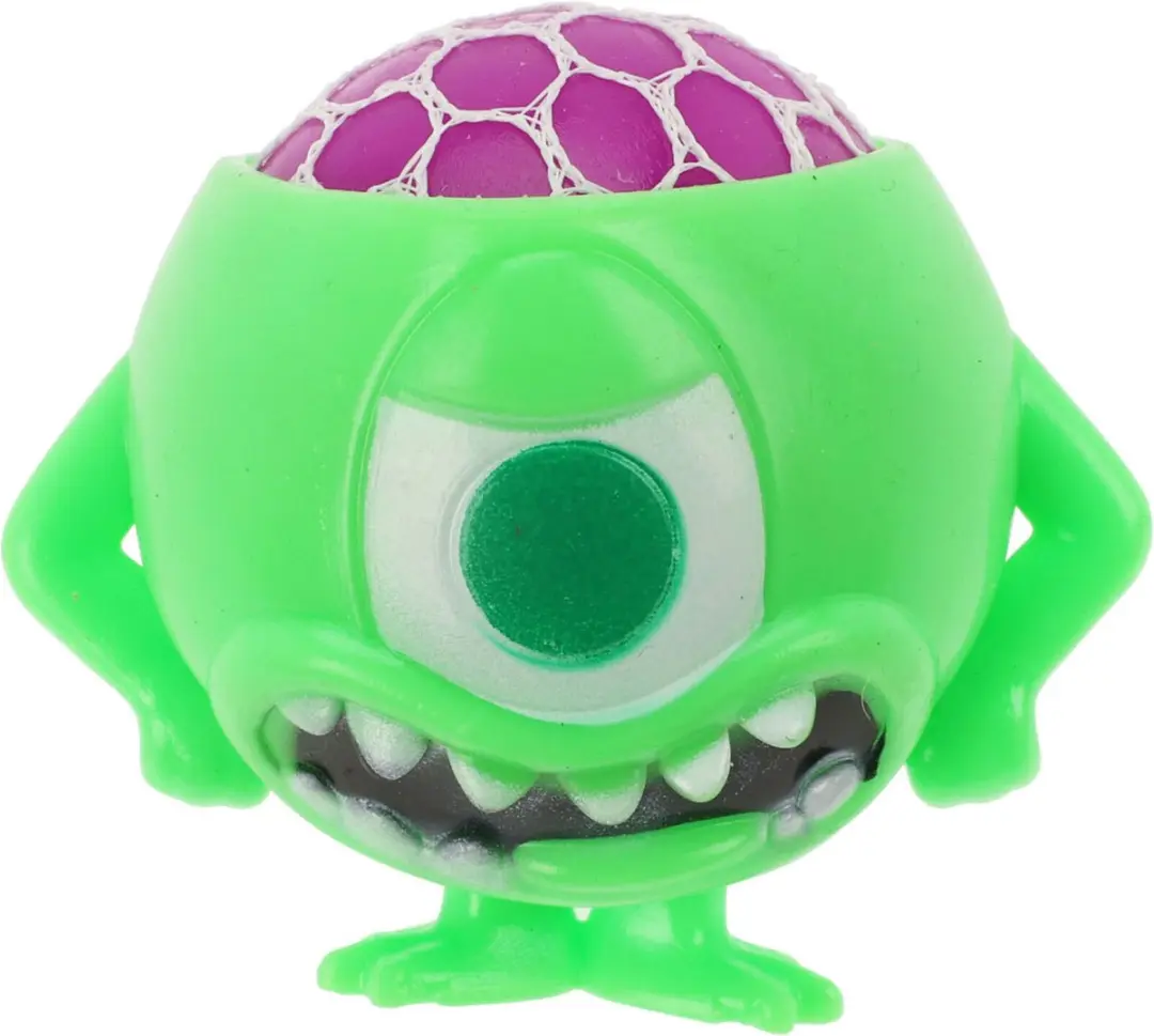Knijpbal Monster, 9cm