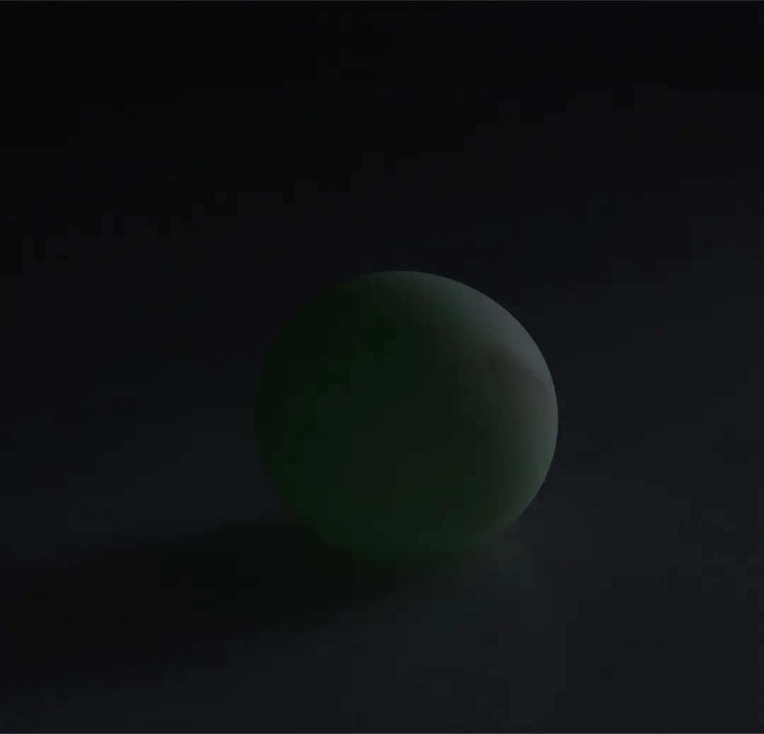 Koopman Knijpbal Glow in the Dark 6cm - Wit - afbeelding 4 van 4