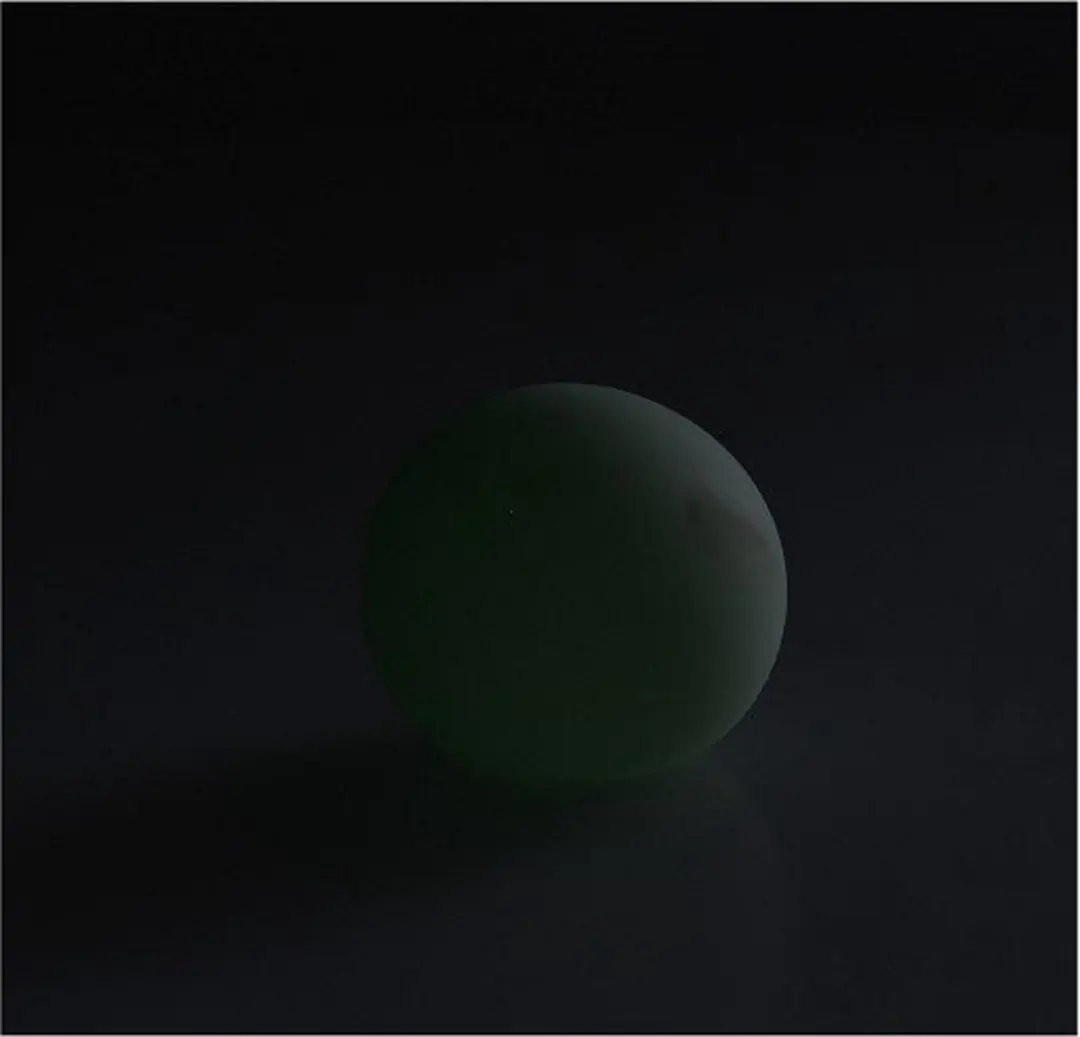 Koopman Knijpbal Glow in the Dark 6cm - Wit - afbeelding 2 van 4