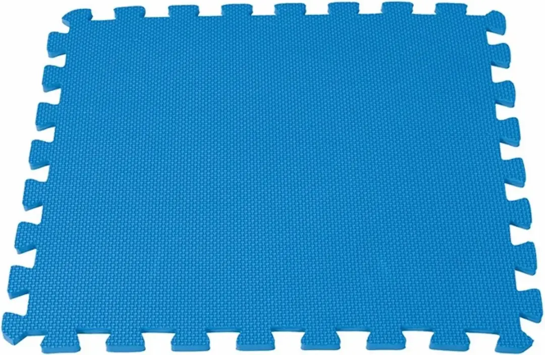 Dikke zwembad ondertegels blauw