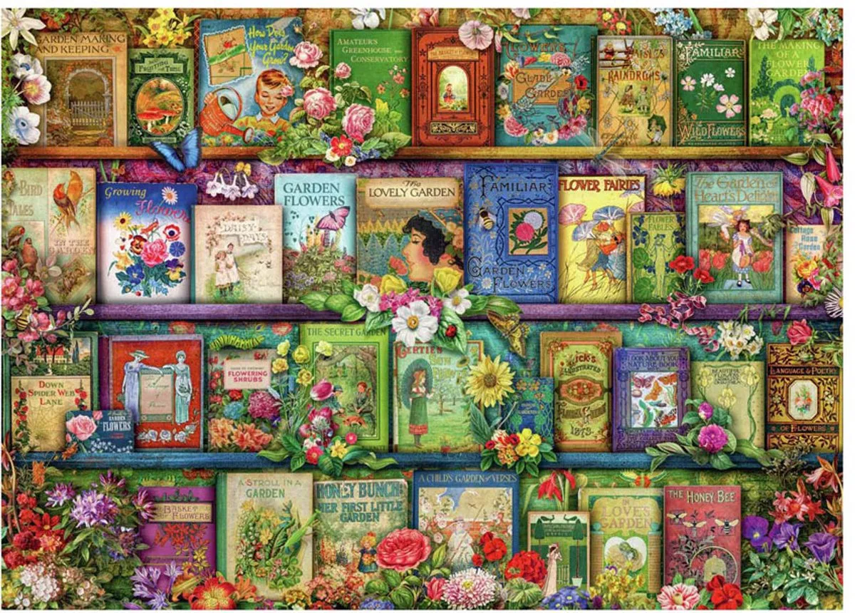 Ravensburger Vintage Tuinboeken Legpuzzel 1000 Stuks - MPN 12000183