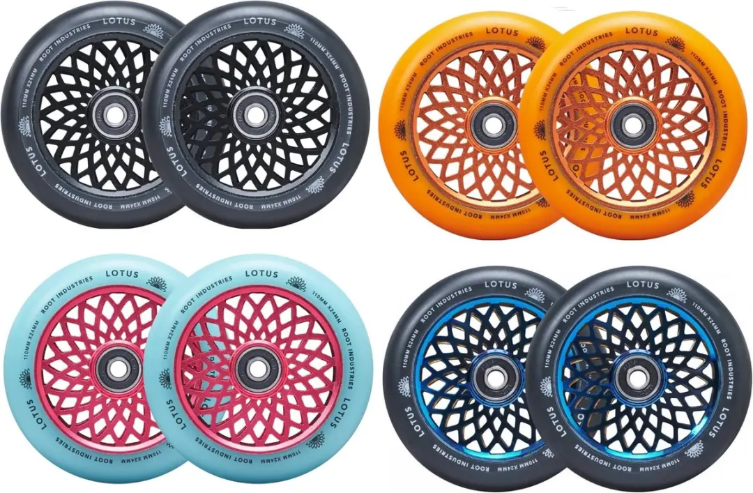Root Industries Lotus Stuntstep 110 Wielen - 2 Stuks - Oranje - afbeelding 2 van 6
