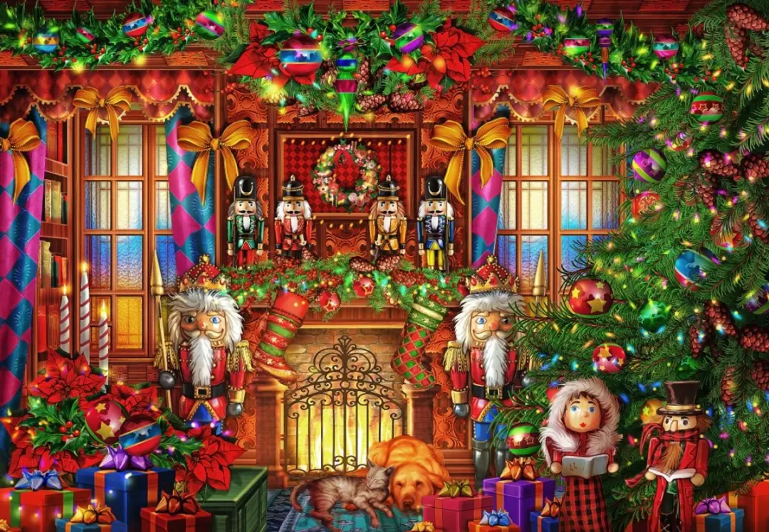 Bluebird Puzzle Christmas Interior 1000 Stuks