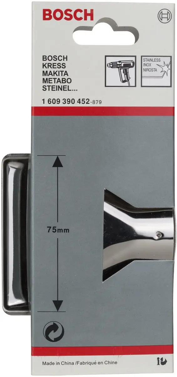 Bosch Sponningsmondstuk 75 mm