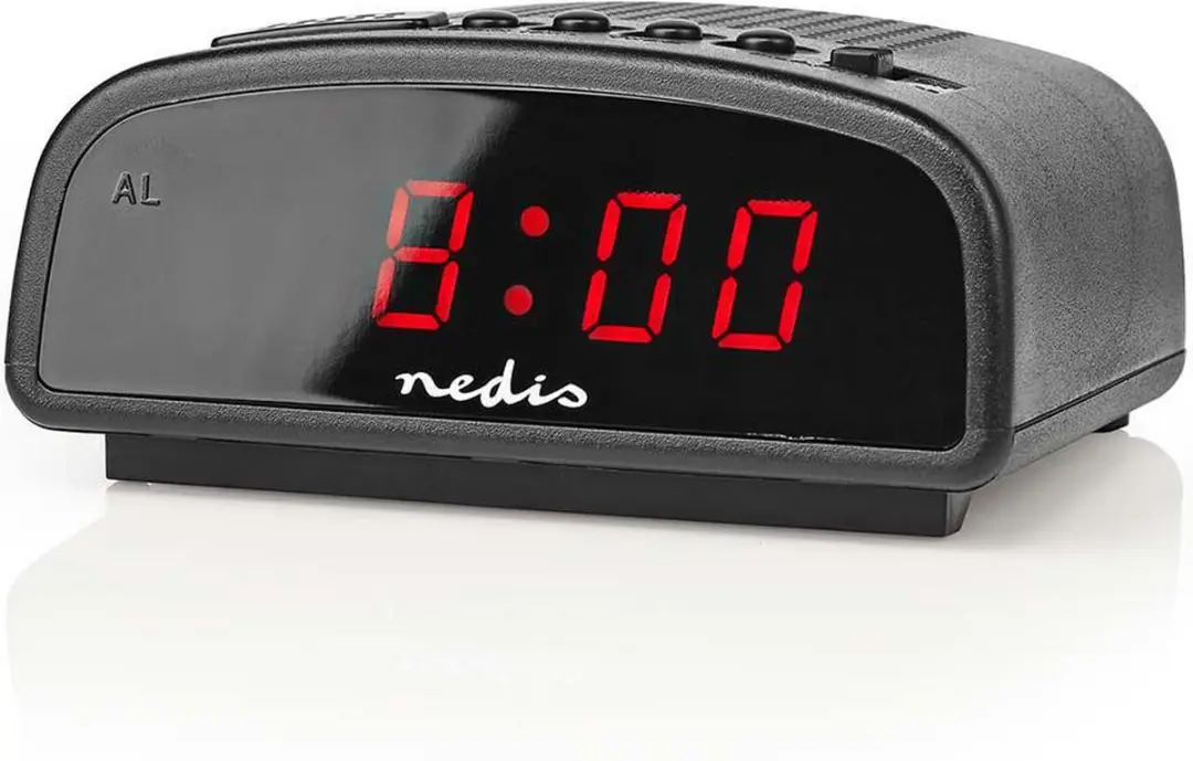 Nedis Digitale Wekker - Zwart