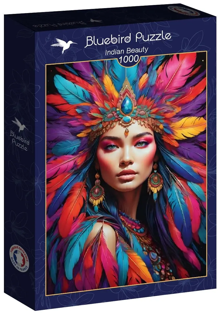 Bluebird Puzzle Indian Beauty 1000 Stuks - Meerkleurig
