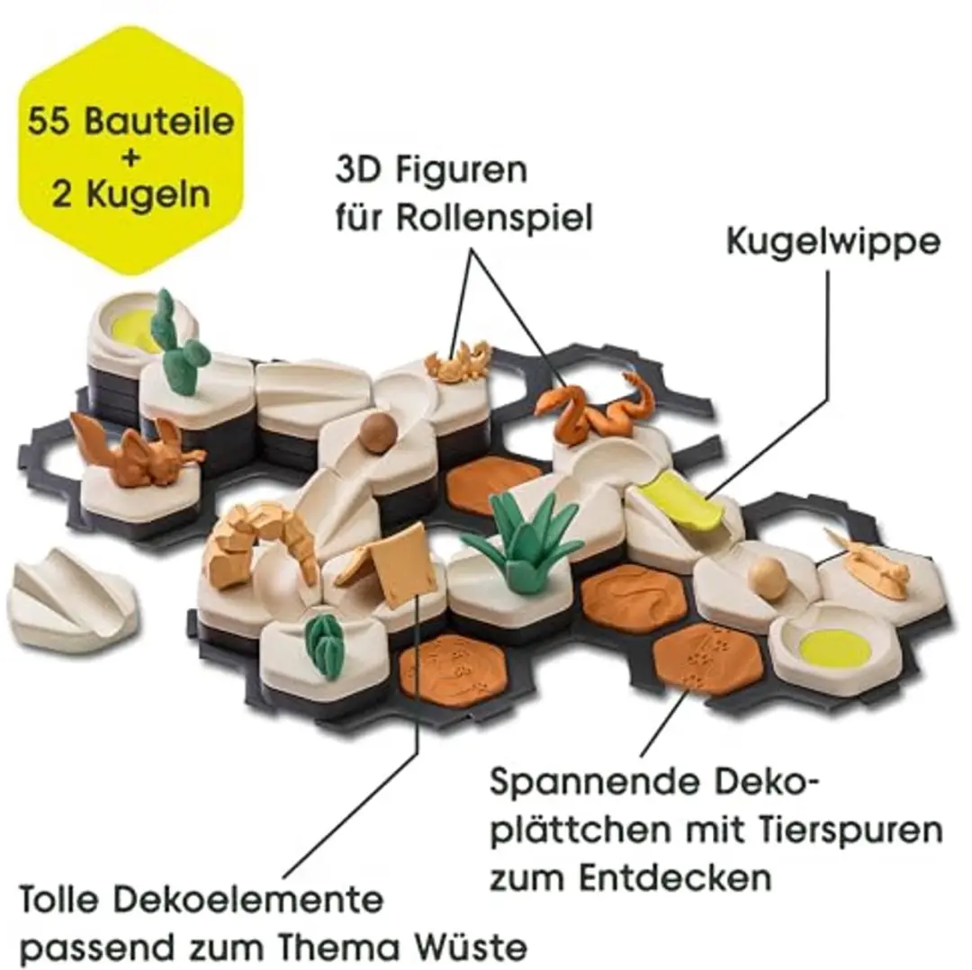 GraviTrax Junior Starter Set S Meerkleurig - 58 Onderdelen - afbeelding 5 van 6