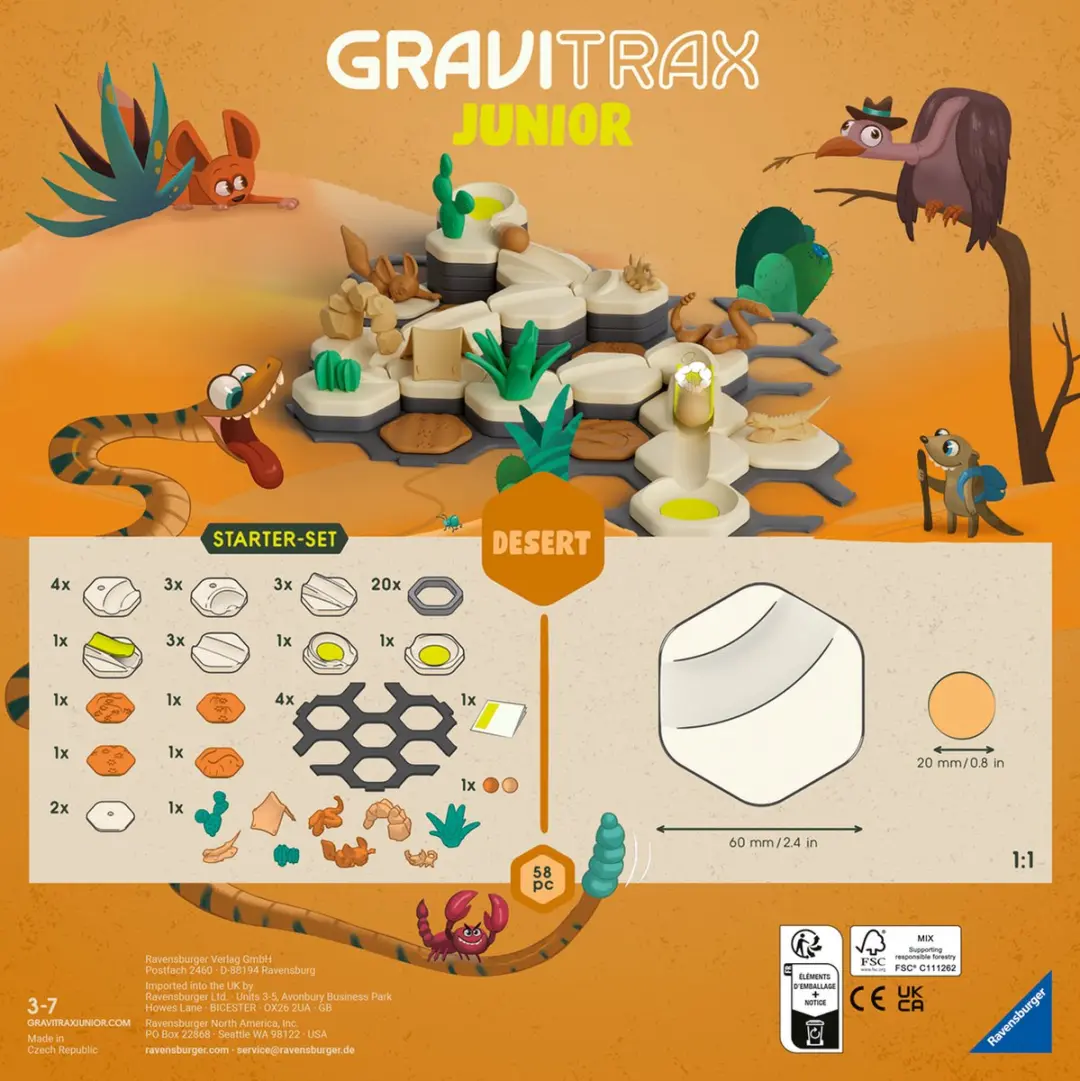 GraviTrax Junior Starter Set S Meerkleurig - 58 Onderdelen - afbeelding 3 van 6