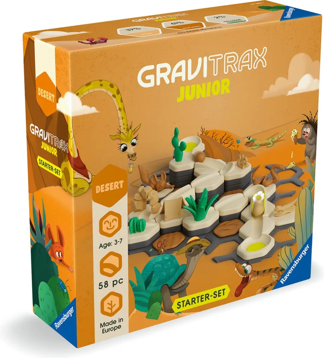 GraviTrax Junior Starter Set S Meerkleurig - 58 Onderdelen - afbeelding 2 van 6