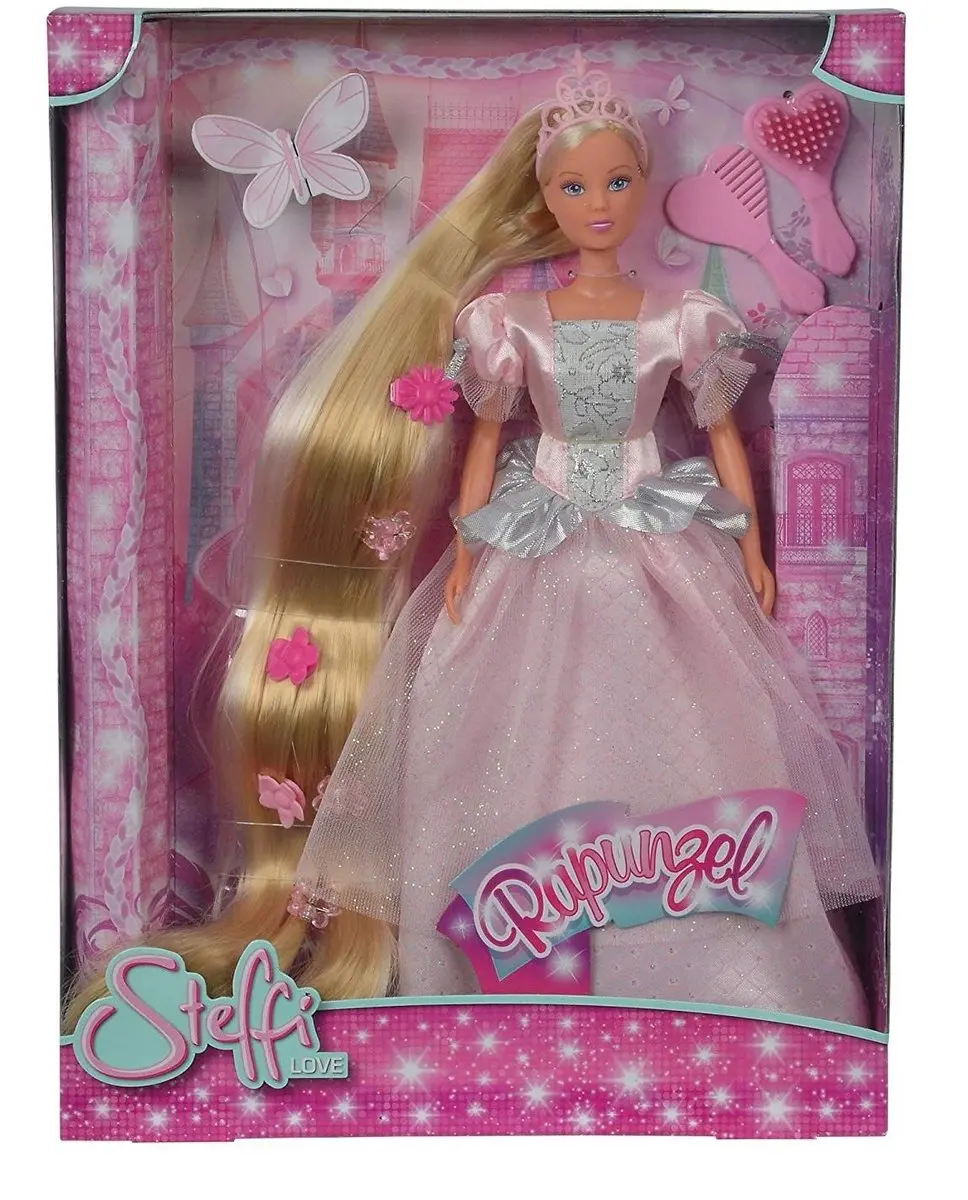 Simba SL Rapunzel 3-ass. - Roze/Paars/Rood/Wit
