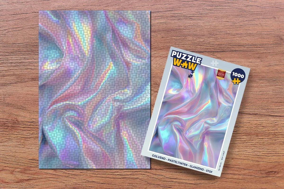 PuzzleWow Golvend Pasteltinten Legpuzzel 1000 Stuks