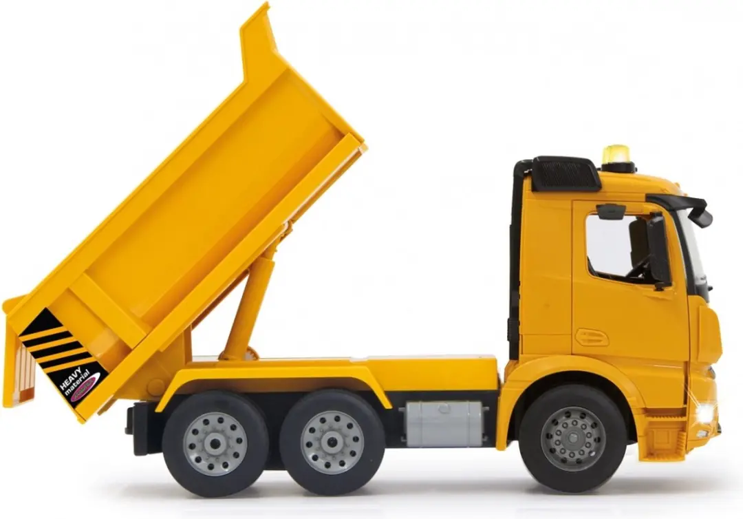Jamara Mercedes Arocs Dump Truck 1:20 - Geel - afbeelding 6 van 6