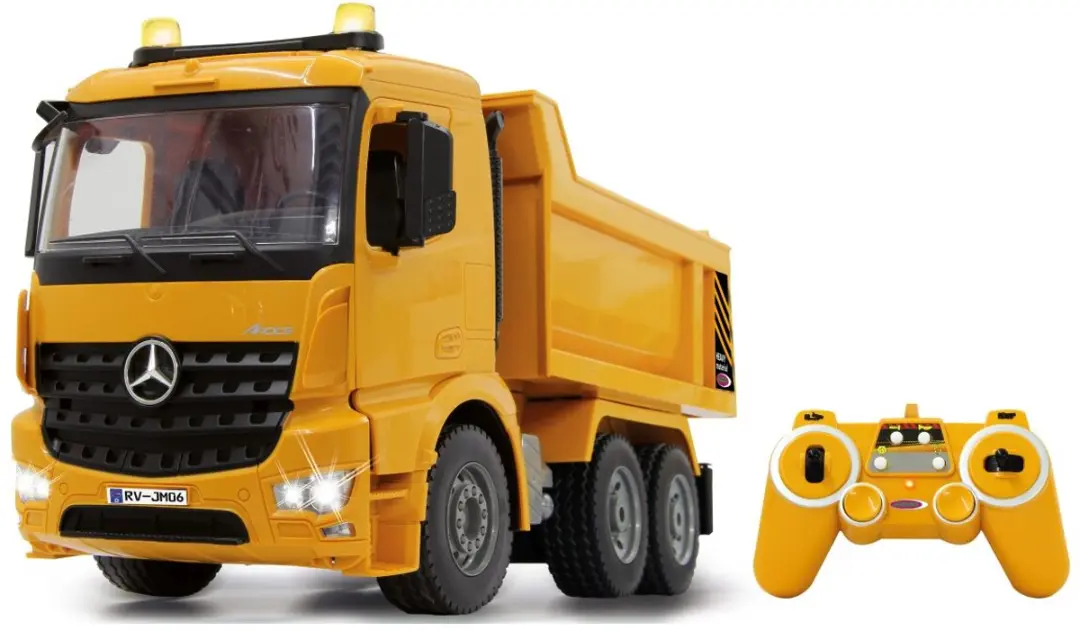 Jamara Mercedes Arocs Dump Truck 1:20 - Geel - afbeelding 2 van 6