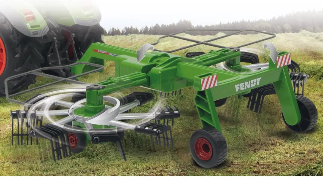 Jamara RC Landbouwvoertuig Hooi Hark Trailer 412589 - Groen - afbeelding 5 van 6