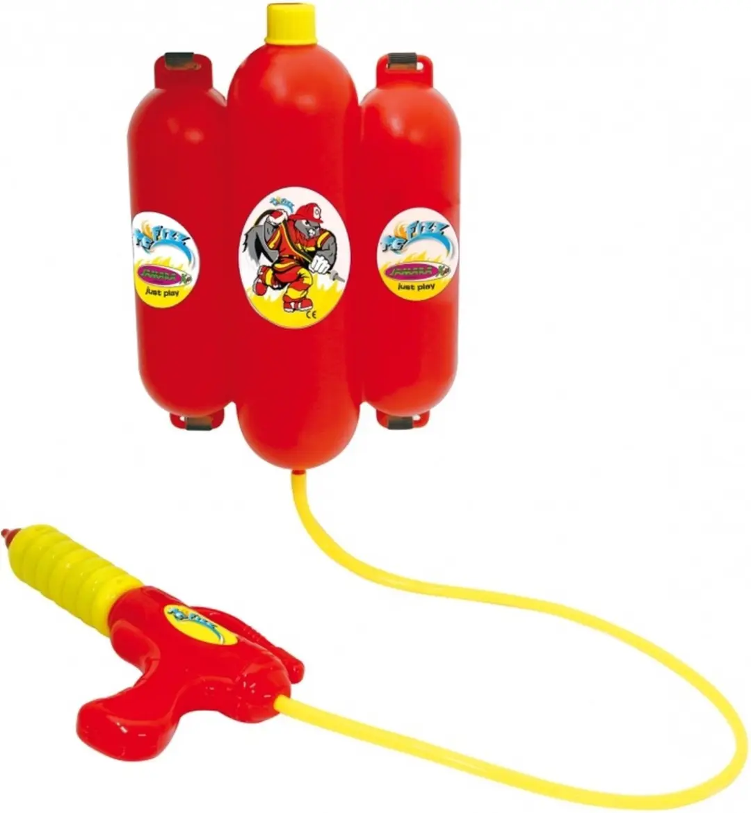 Jamara Waterpistool Junior 2,5L - Rood - afbeelding 3 van 5