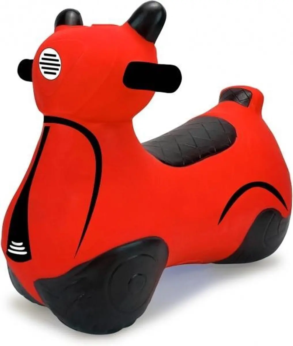 Jamara Skippybal - 460572 Skippy Scooter Rood Junior met Pomp - afbeelding 6 van 6