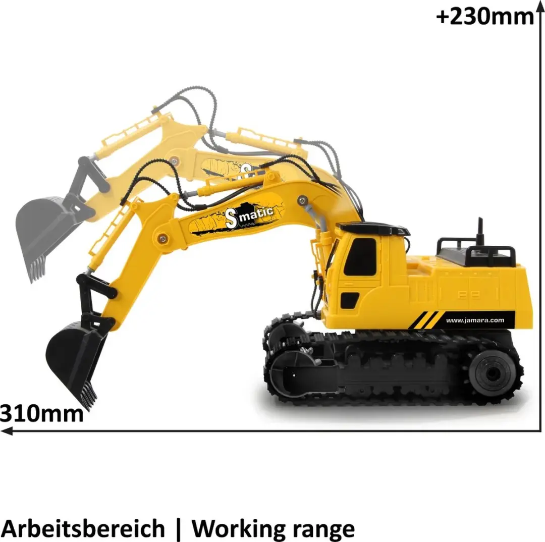 Jamara RC Graafmachine S-Matic 406310 - Geel - afbeelding 2 van 6