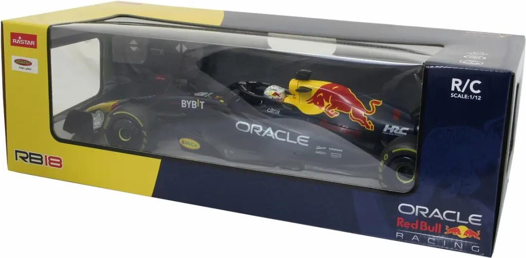Jamara RC Oracle Red Bull Racing RB18 1:12 Auto - Rood - afbeelding 6 van 6