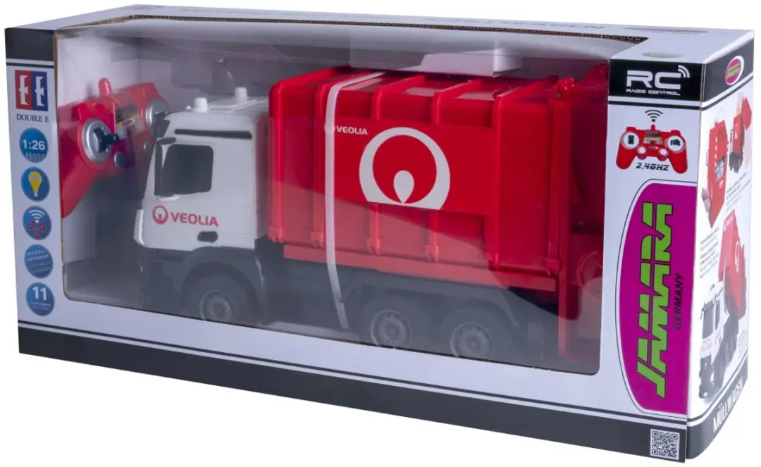 Jamara RC Vuilniswagen Mercedes-Benz Antos 1:26 - 2,4GHz - Multi - afbeelding 6 van 6