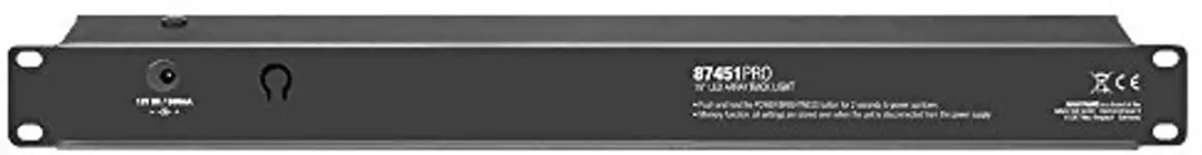 Adam Hall 87451PRO Rack Light 1HE - Wit - afbeelding 5 van 6