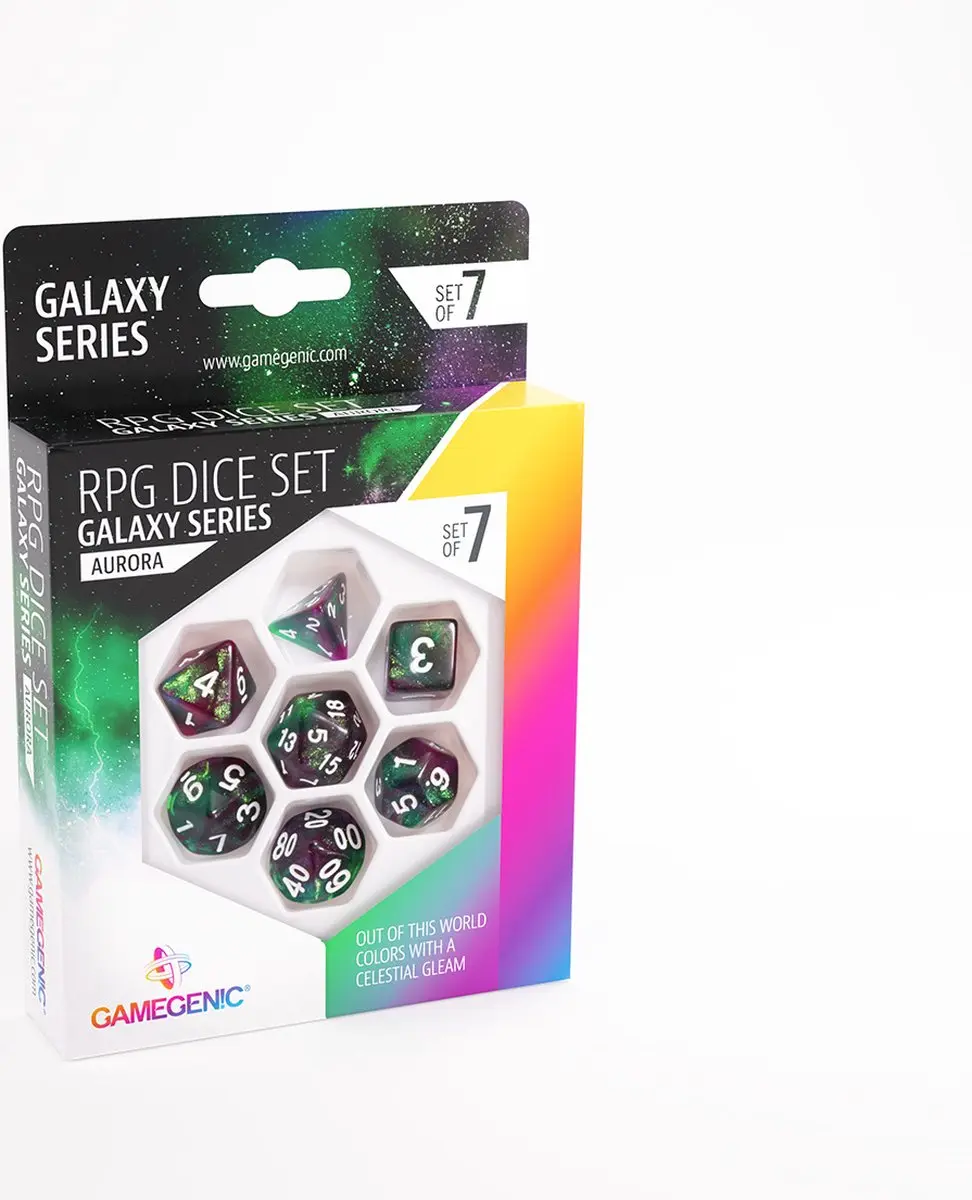 Gamegenic Galaxy Series Aurora RPG Set