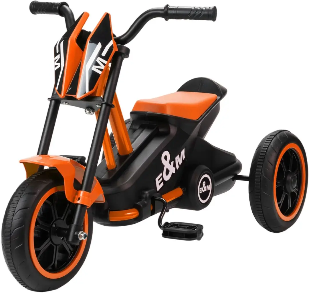 Aiyaplay Kids Tricycle-Kunststof, Staal-79L x 44B x 47H cm-Oranje