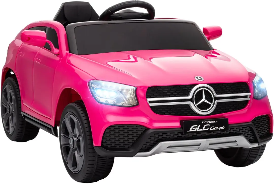 AIYAPLAY Elektrische kinderauto Kunststof, Metaal 105L x 68B x 50H cm Roze