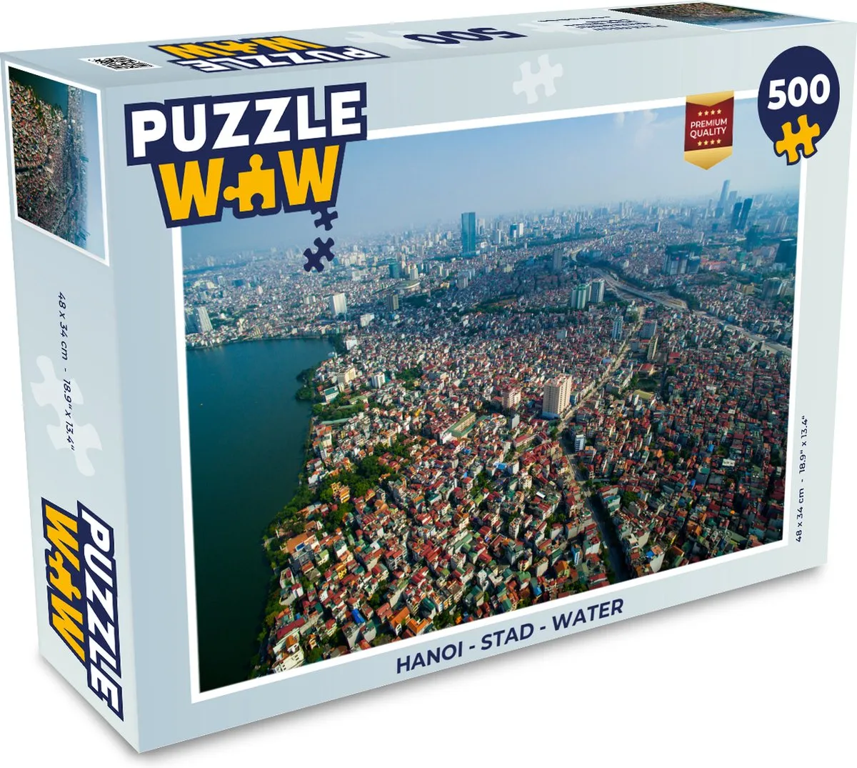 PuzzleWow Hanoi Legpuzzel 500 Stuks