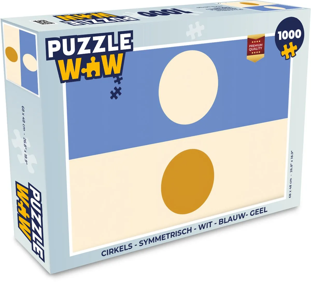 PuzzleWow Cirkels Symmetrisch Legpuzzel 1000 Stuks