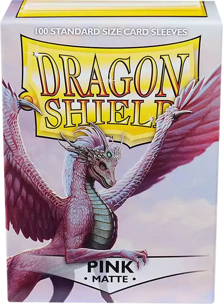 Arcane Tinmen Dragon Shield Matte Hoesjes - 100 Stuks - Roze